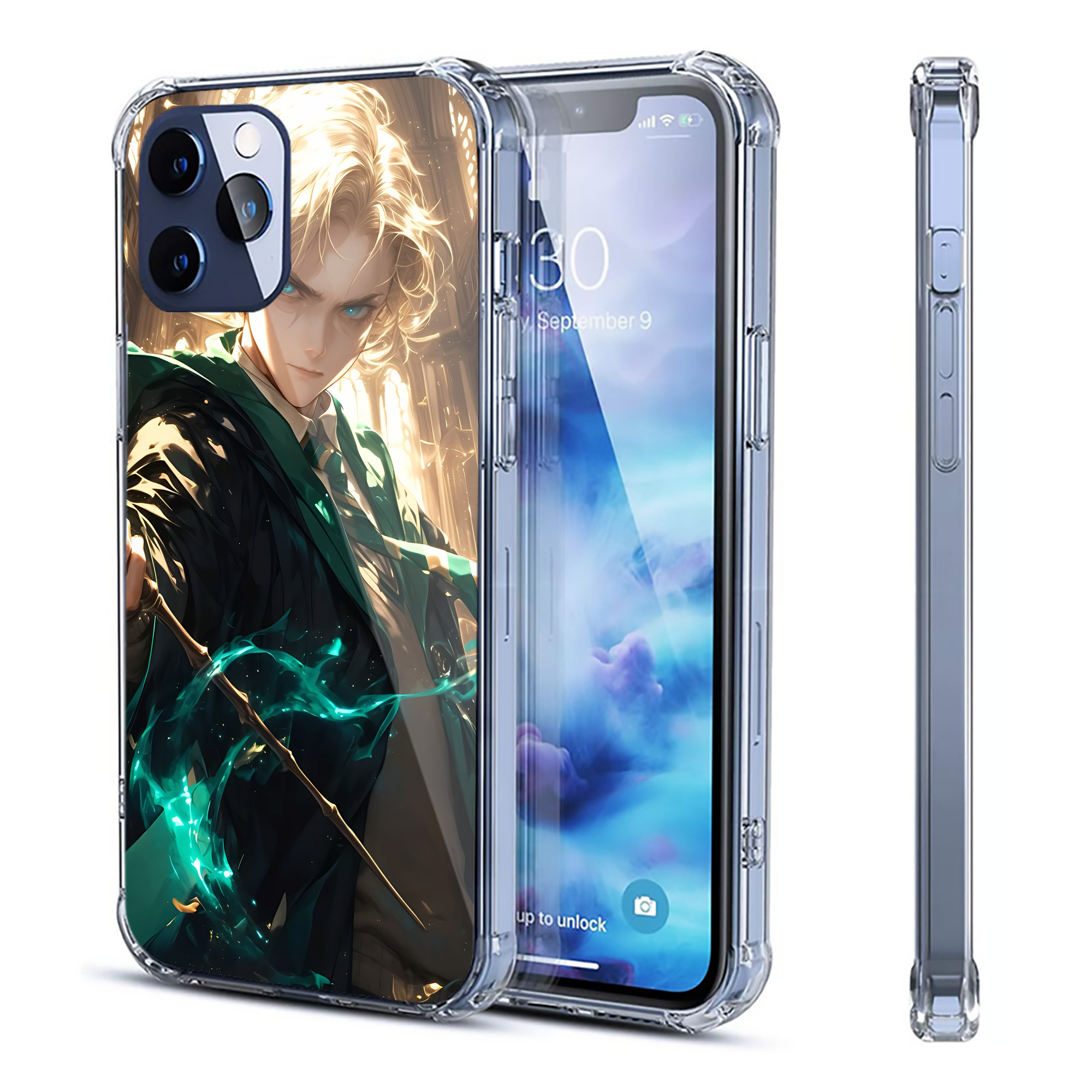 （画像用） Harry Potter ハリー・ポッターシリーズ 【iPhone 12シリーズ対応】透明スマホケース（クリアソフトケース）
